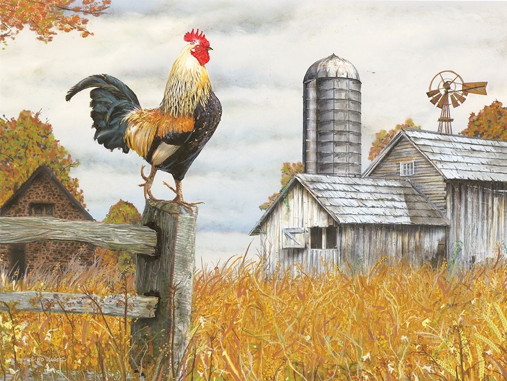 Down on the Farm II art print by Ed Wargo for $57.95 CAD