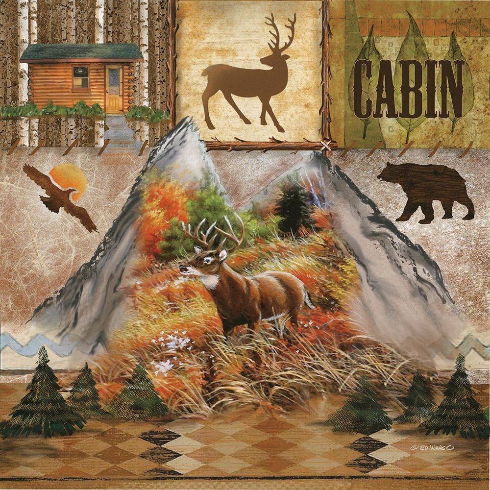 Deer Cabin art print by Ed Wargo for $57.95 CAD