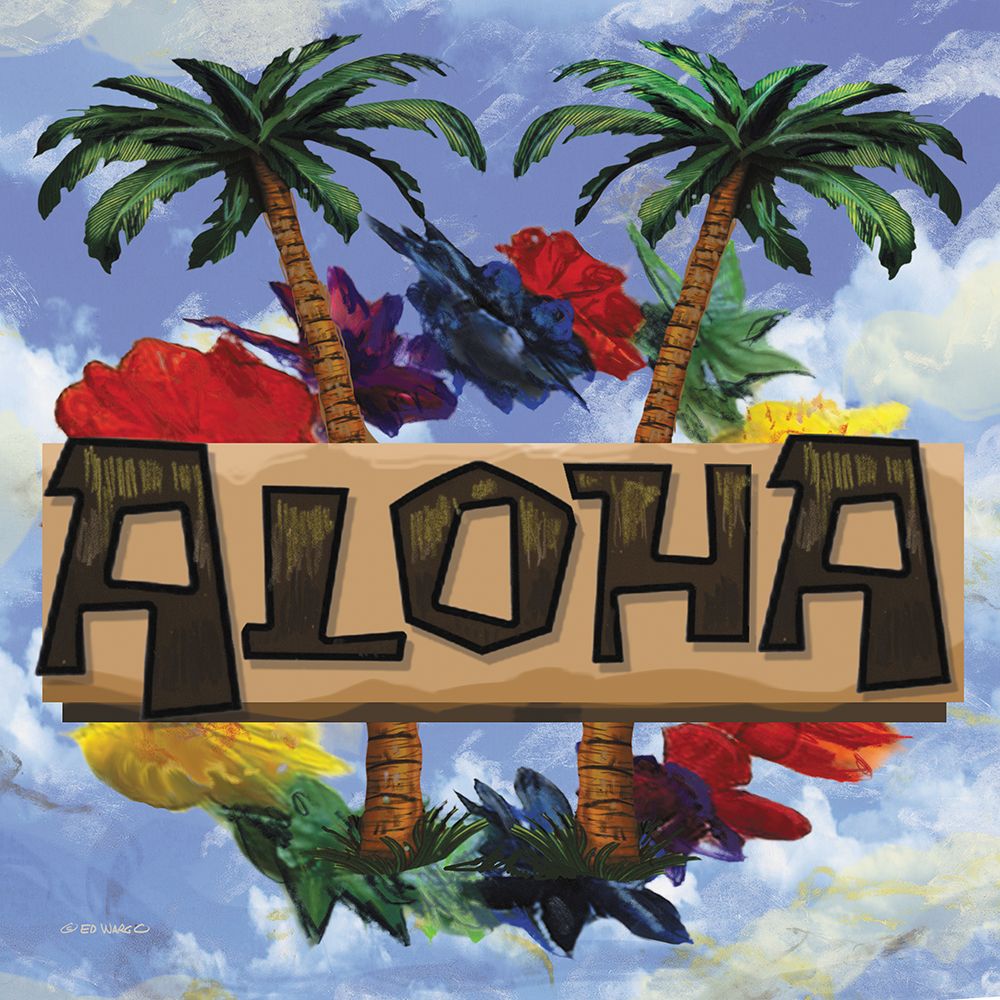 Aloha art print by Ed Wargo for $57.95 CAD