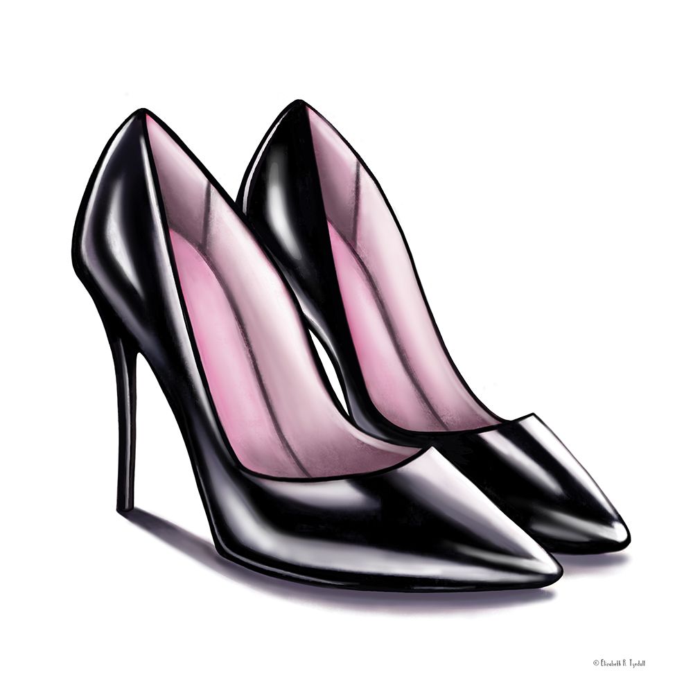 Black High Heels art print by Elizabeth Tyndall for $57.95 CAD