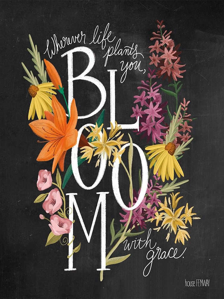 Bloom with Grace art print by House Fenway for $57.95 CAD