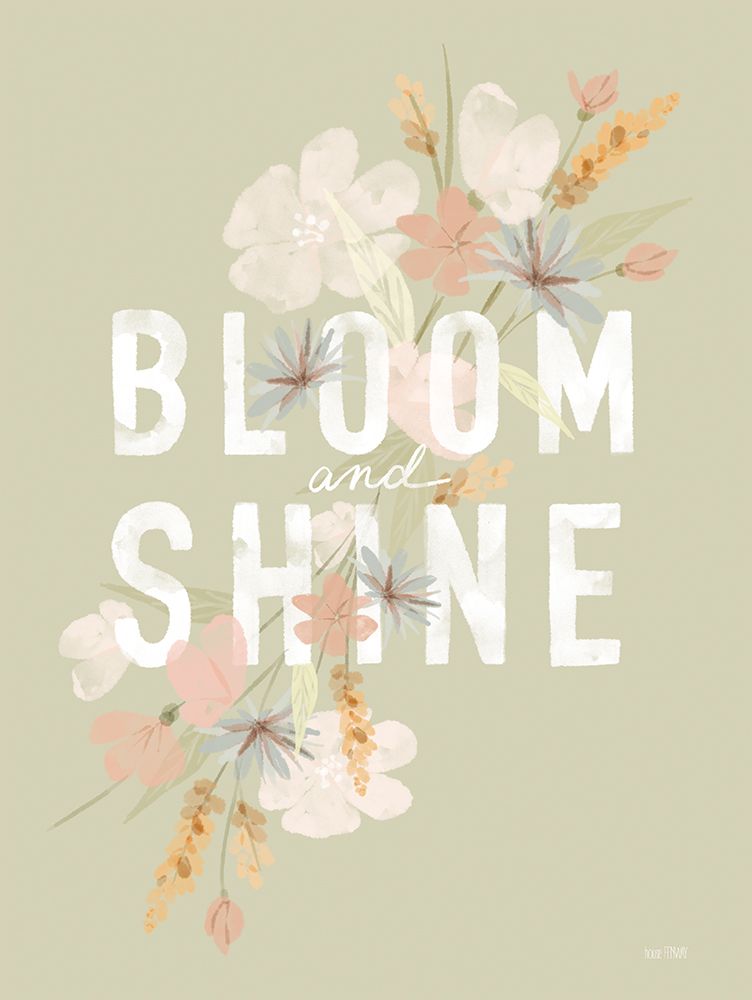 Bloom And Shine art print by House Fenway for $57.95 CAD