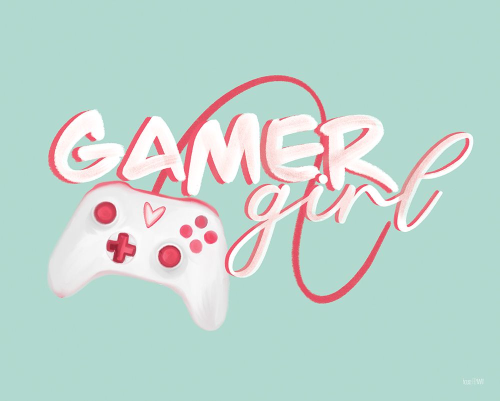 Gamer Girl art print by House Fenway for $57.95 CAD