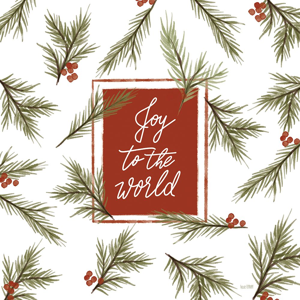 Joy to the World Greenery art print by House Fenway for $57.95 CAD