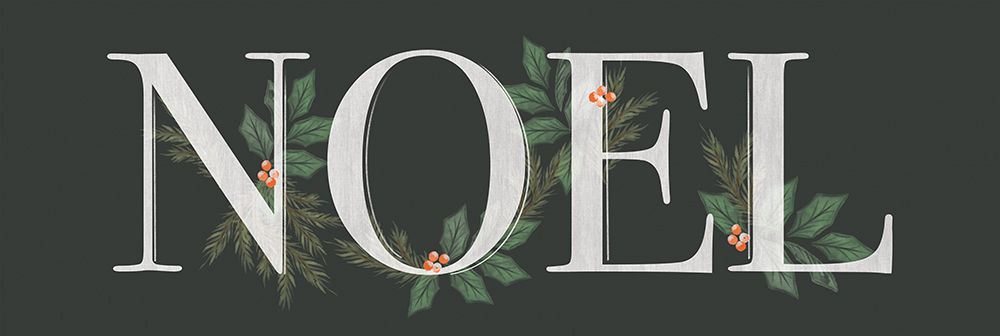 Holly Noel Sign art print by House Fenway for $57.95 CAD