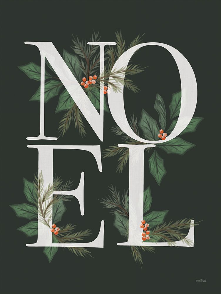 Holly Noel Black art print by House Fenway for $57.95 CAD