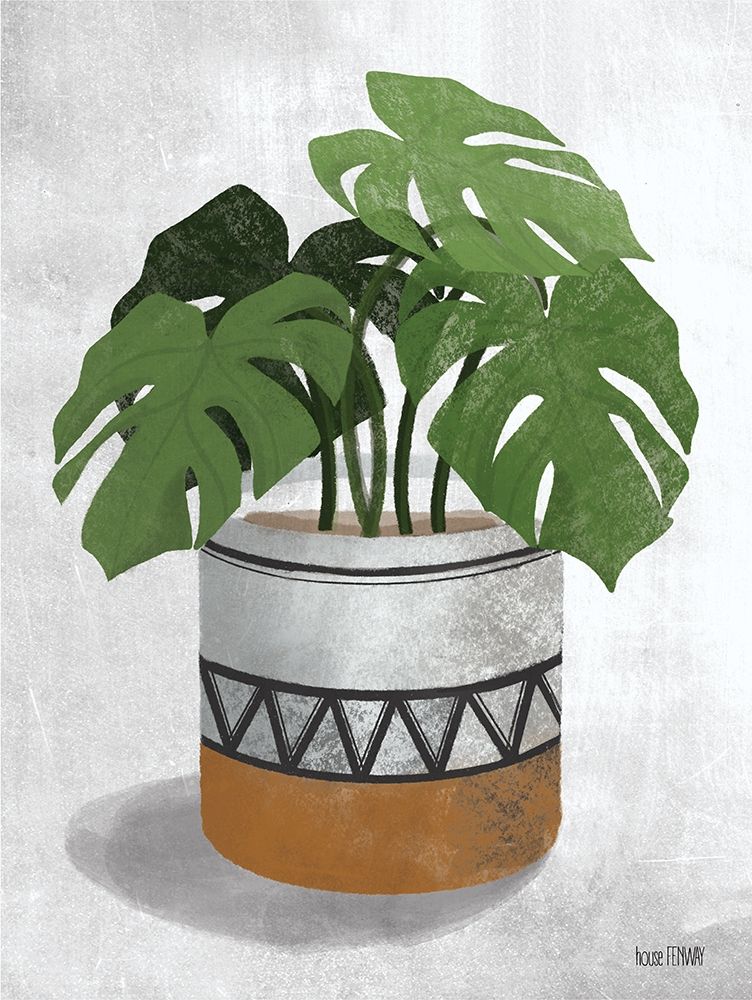 Monstera Plant art print by House Fenway for $57.95 CAD