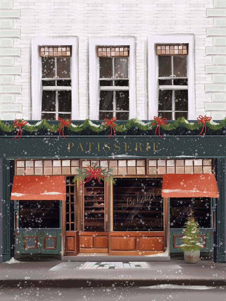 Christmas Bakery art print by House Fenway for $57.95 CAD