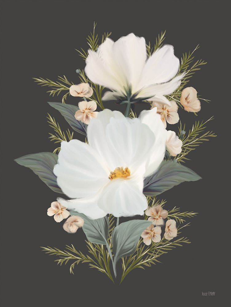 Old Lace Cosmos II art print by House Fenway for $57.95 CAD