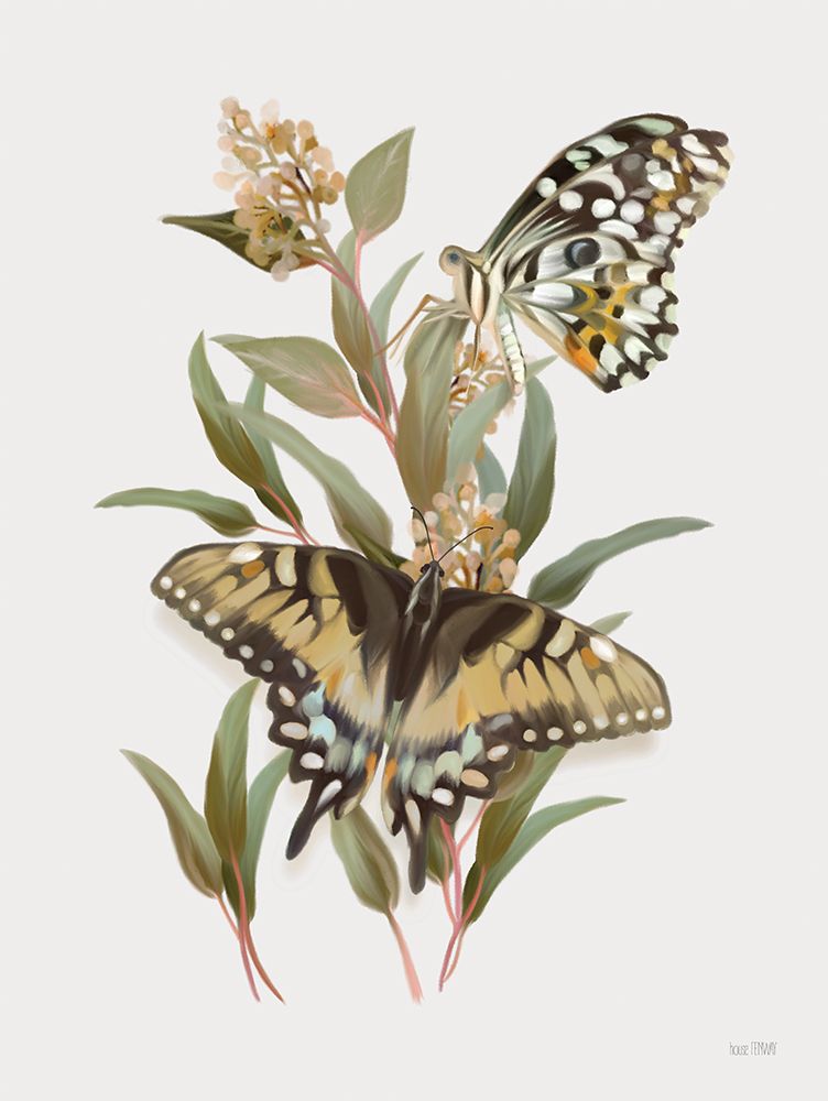 Butterfly Grove III art print by House Fenway for $57.95 CAD