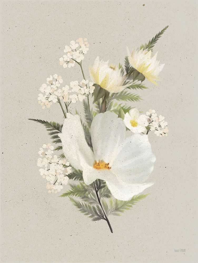 Paper Flowers I art print by House Fenway for $57.95 CAD