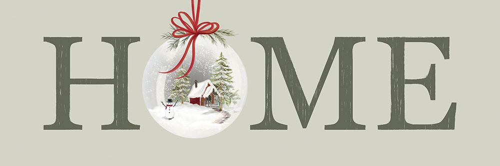 Christmas HOME Sign art print by House Fenway for $57.95 CAD