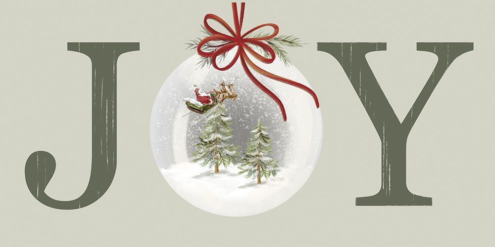 Christmas Joy art print by House Fenway for $57.95 CAD