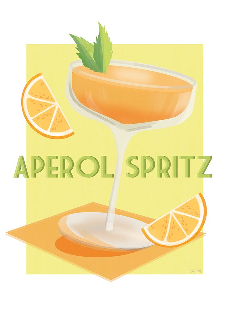 Aperol Spritz art print by House Fenway for $57.95 CAD