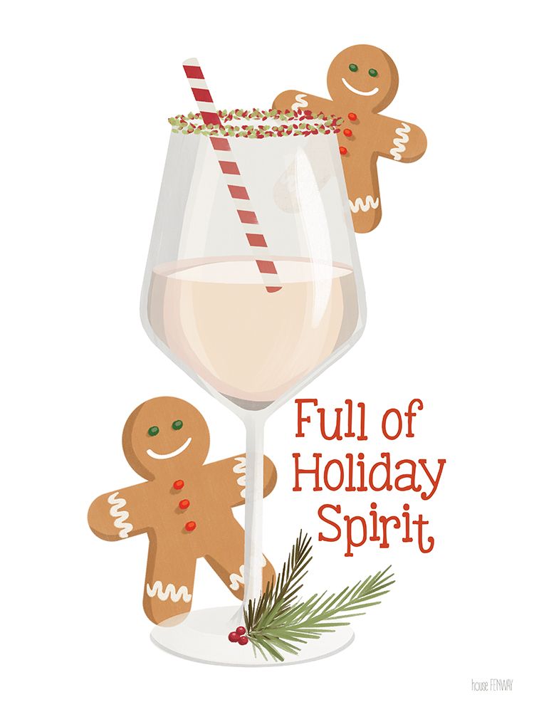 Full of Holiday Spirit art print by House Fenway for $57.95 CAD