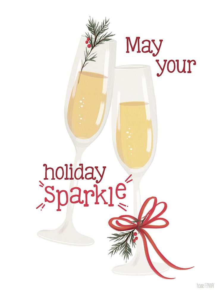 May Your Holiday Sparkle art print by House Fenway for $57.95 CAD