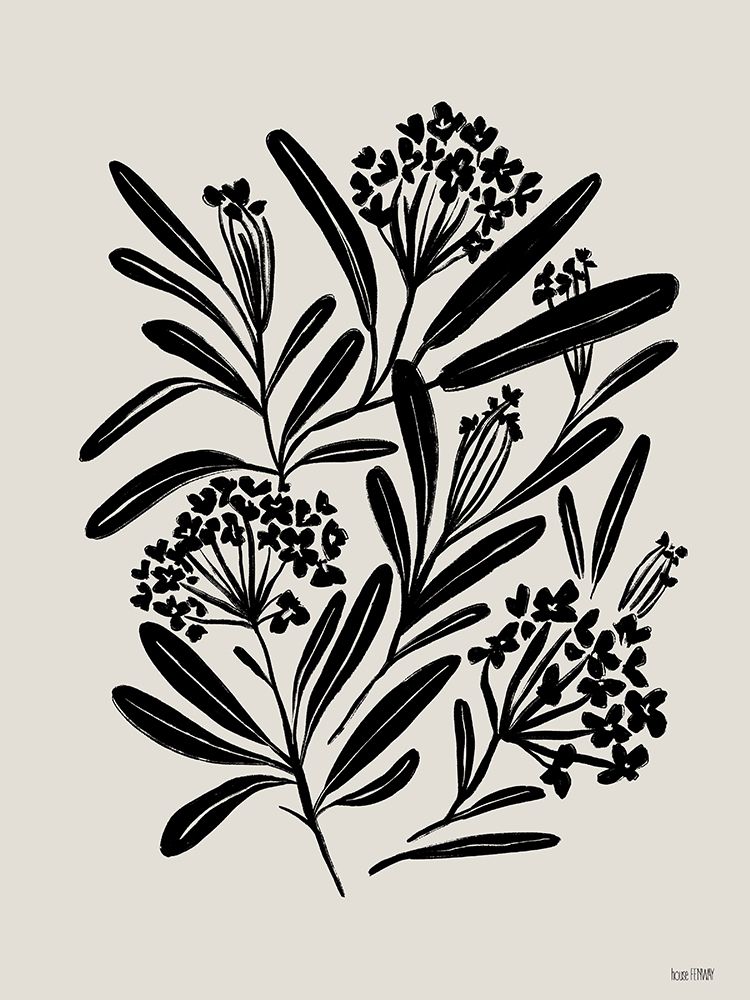 Ink Blooms III art print by House Fenway for $57.95 CAD
