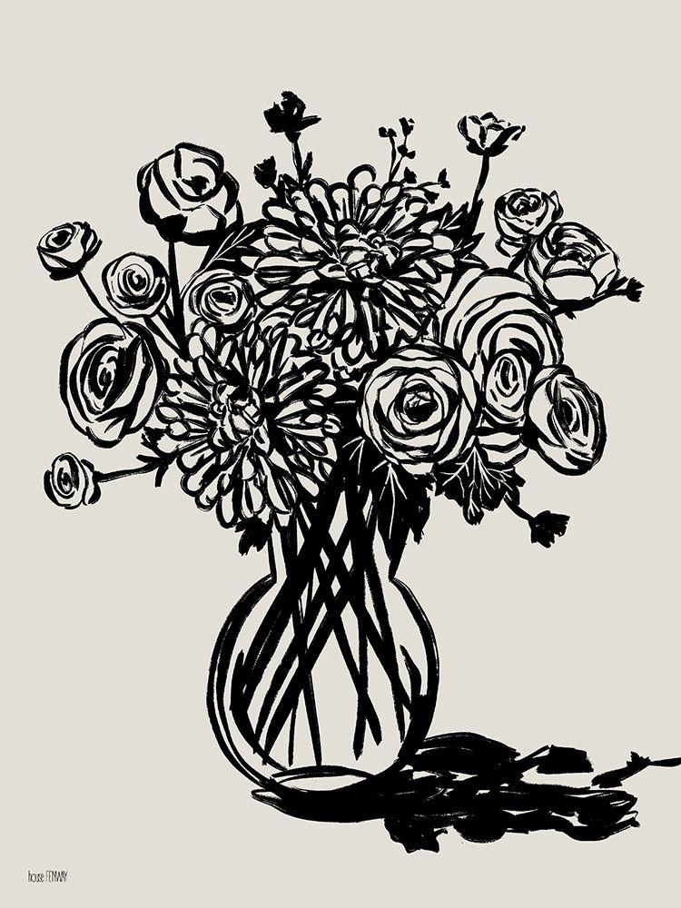 Gathered Blooms I art print by House Fenway for $57.95 CAD