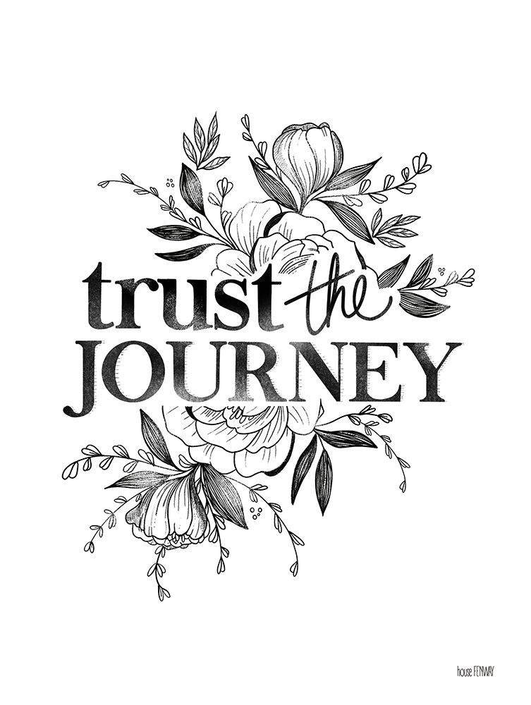 Trust the Journey   art print by House Fenway for $57.95 CAD