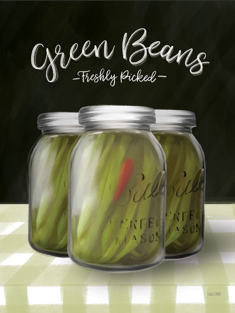 Farm Fresh Green Beans art print by House Fenway for $57.95 CAD