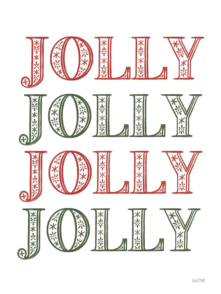 Jolly Jolly art print by House Fenway for $57.95 CAD