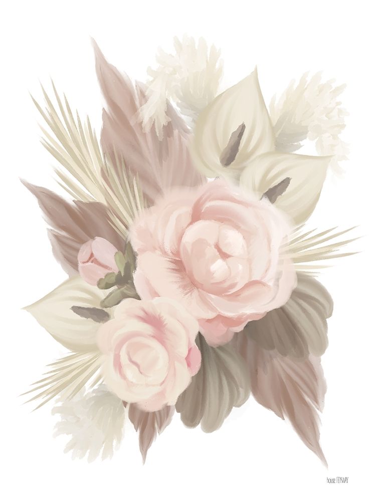 Bohemian Bouquet art print by House Fenway for $57.95 CAD