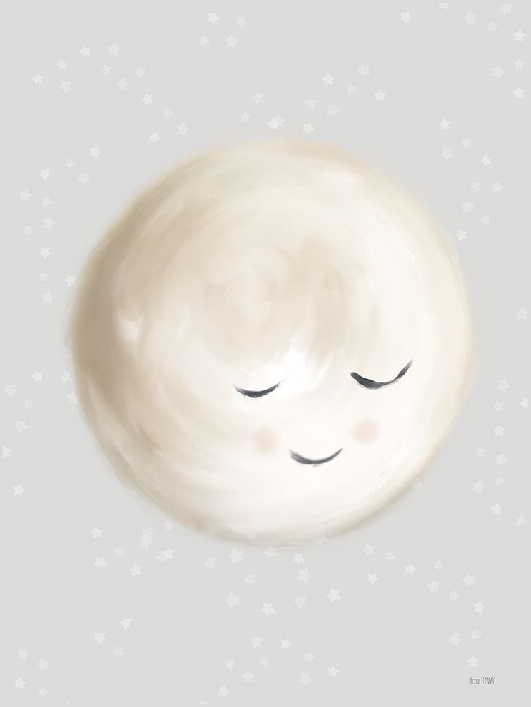 Happy Little Moon I   art print by House Fenway for $57.95 CAD