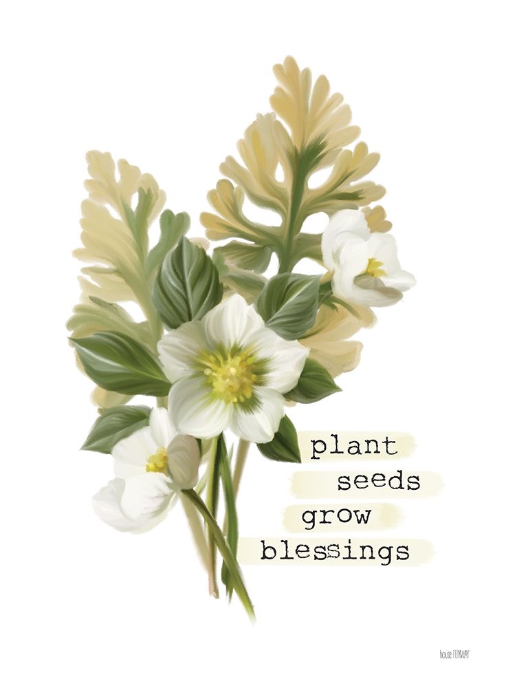 Grow Blessings art print by House Fenway for $57.95 CAD