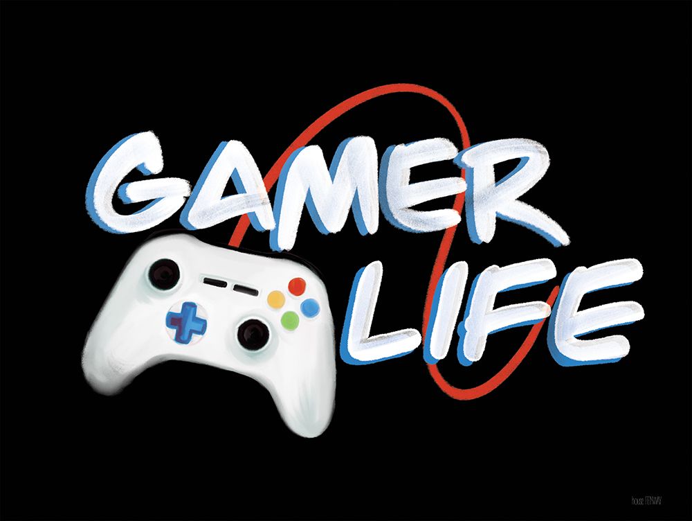 Gamer Life art print by House Fenway for $57.95 CAD