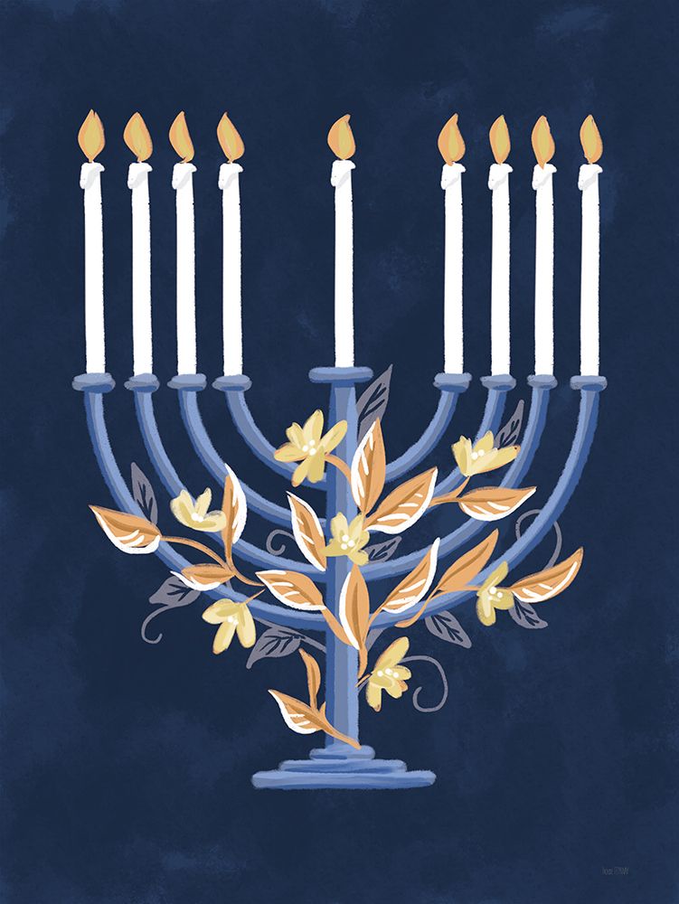 Hanukkah Menorah art print by House Fenway for $57.95 CAD