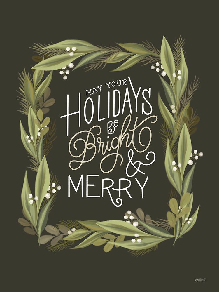 Bright And Merry art print by House Fenway for $57.95 CAD