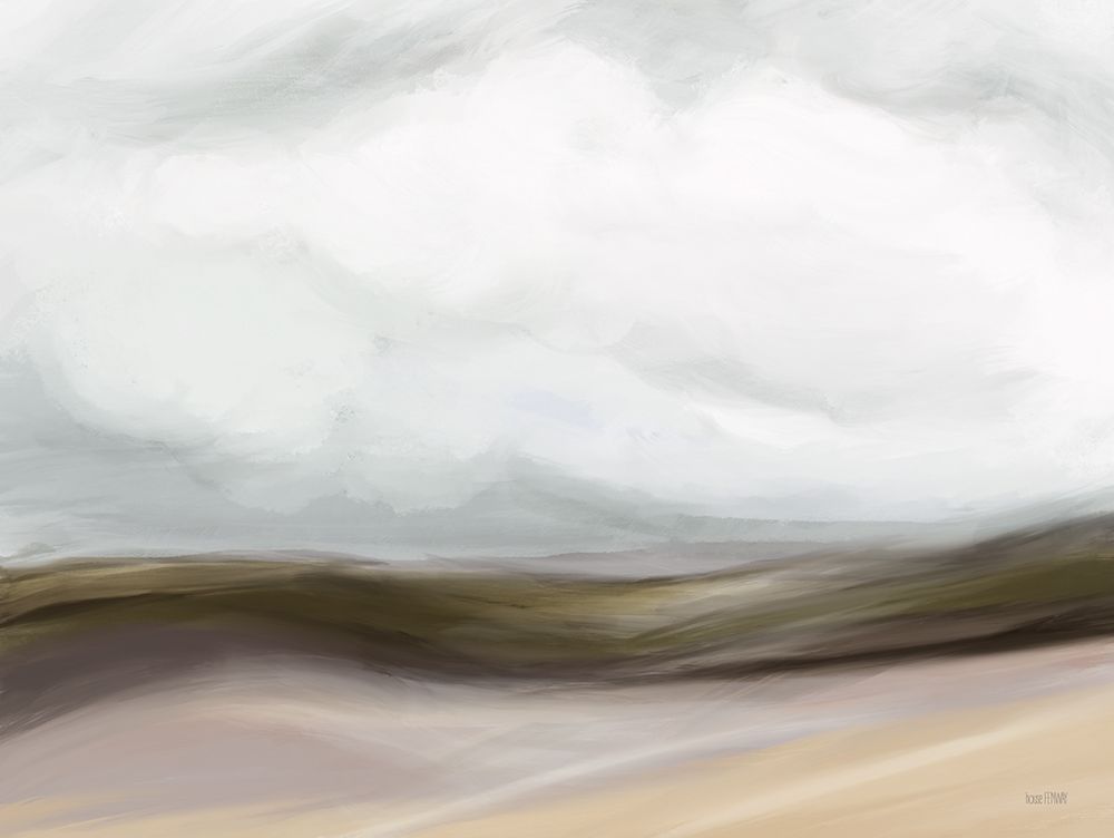 Sand and Sea Landscape art print by House Fenway for $57.95 CAD