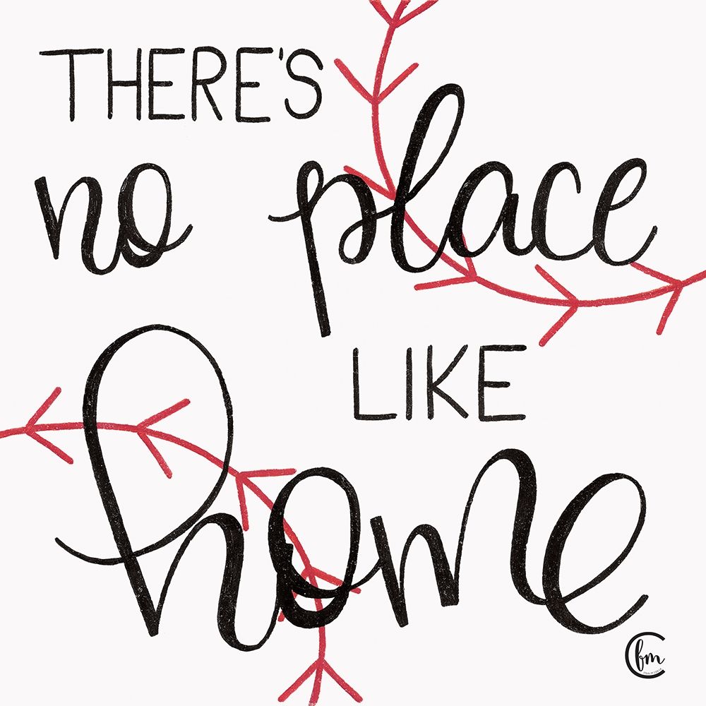 No Place Like Home Plate art print by Fearfully Made Creations for $57.95 CAD