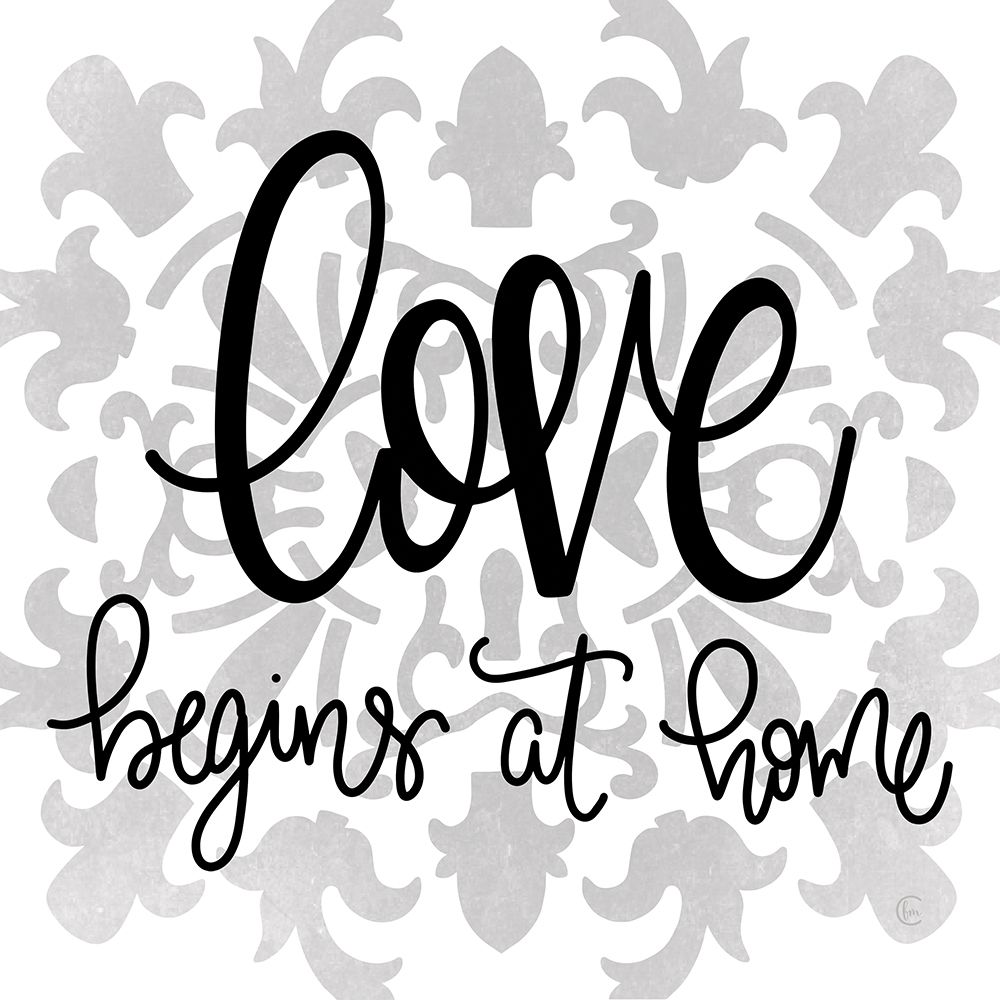 Love Begins at Home art print by Fearfully Made Creations for $57.95 CAD
