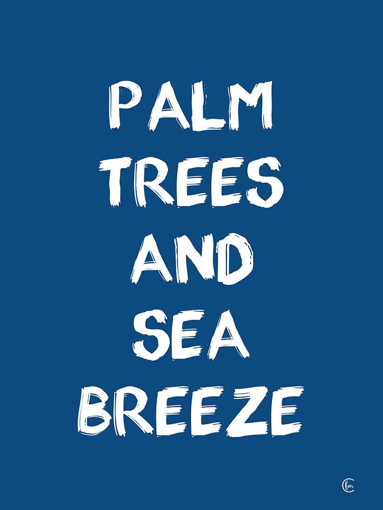 Palm Trees and Sea Breeze art print by Fearfully Made Creations for $57.95 CAD