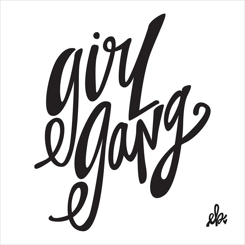 Girl Gang art print by Erin Barrett for $57.95 CAD