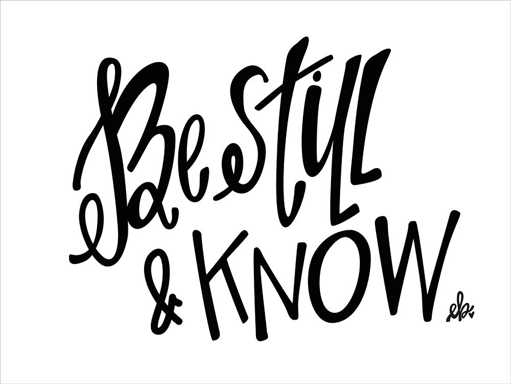 Be Still and Know art print by Erin Barrett for $57.95 CAD