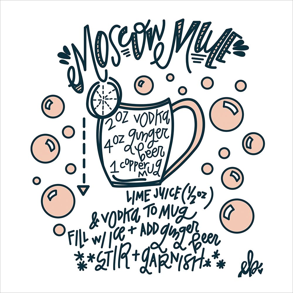 Moscow Mule art print by Erin Barrett for $57.95 CAD