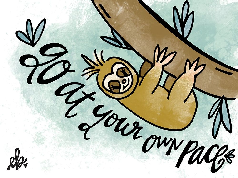 Go at Your Own Pace art print by Erin Barrett for $57.95 CAD