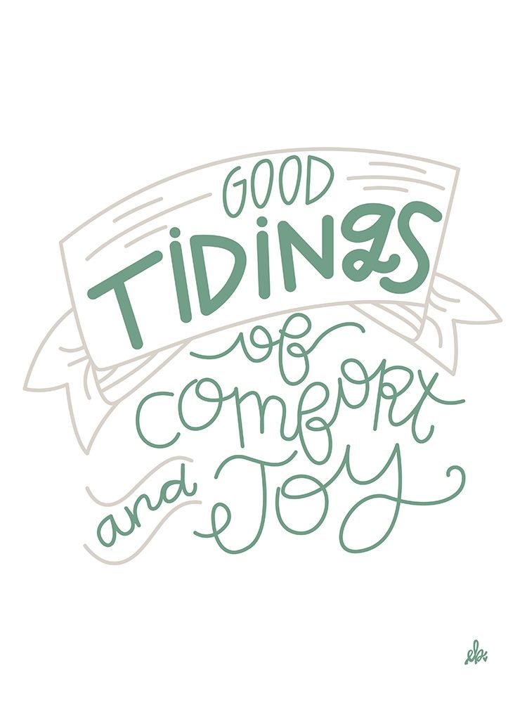 Good Tidings of Comfort and Joy   art print by Erin Barrett for $57.95 CAD