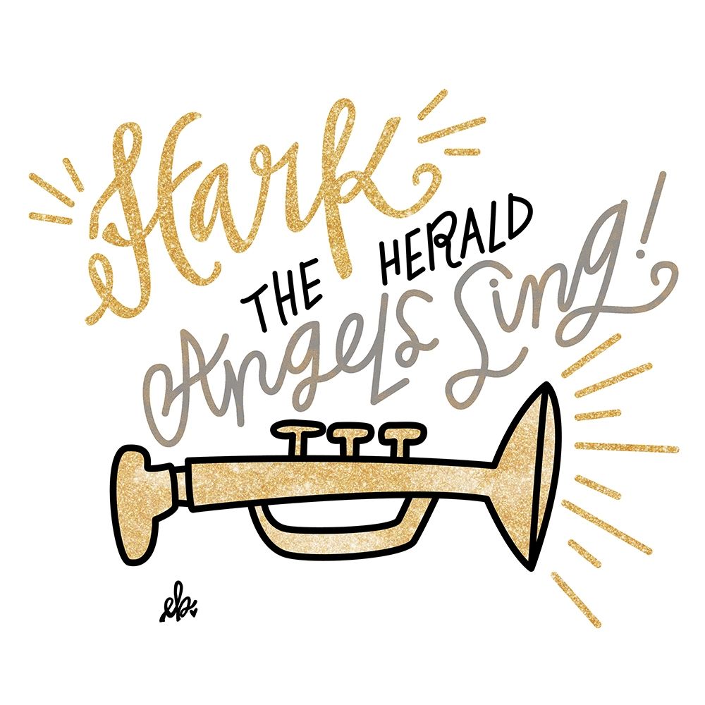 Hark the Herald Angels Sing art print by Erin Barrett for $57.95 CAD