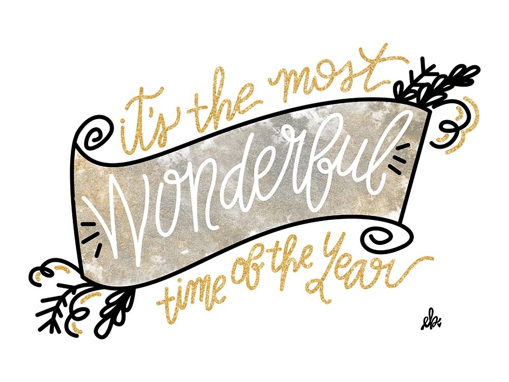 Most Wonderful Time of the Year art print by Erin Barrett for $57.95 CAD