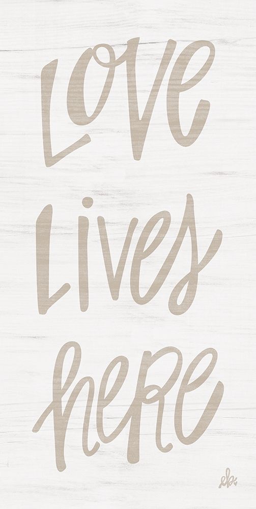 Love Lives Here art print by Erin Barrett for $57.95 CAD