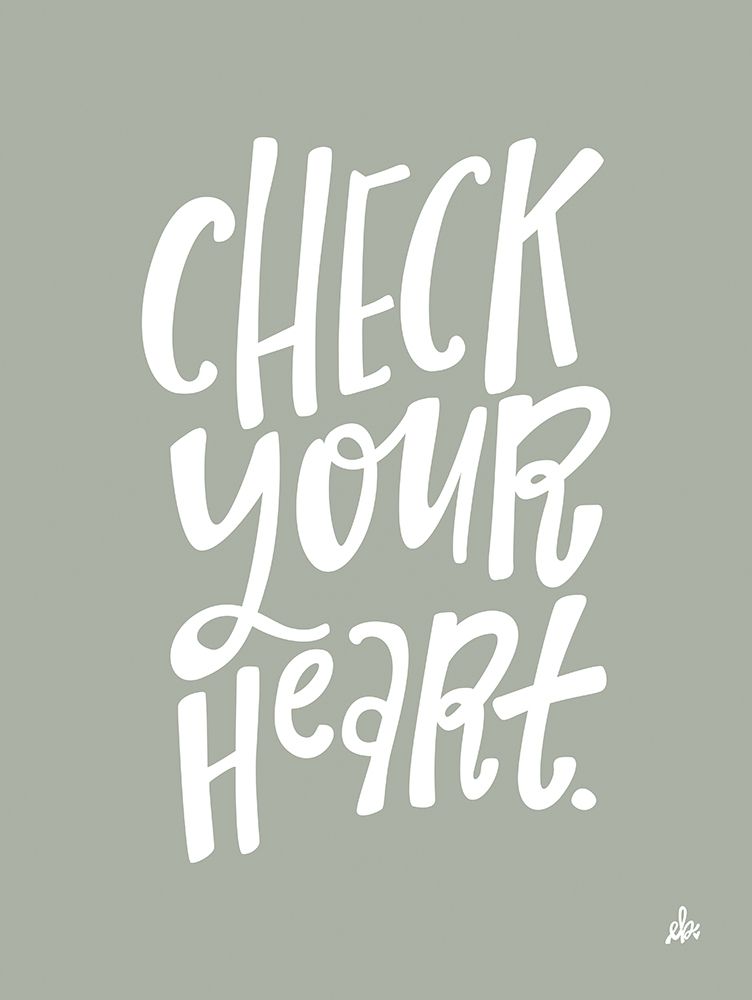 Check Your Heart     art print by Erin Barrett for $57.95 CAD