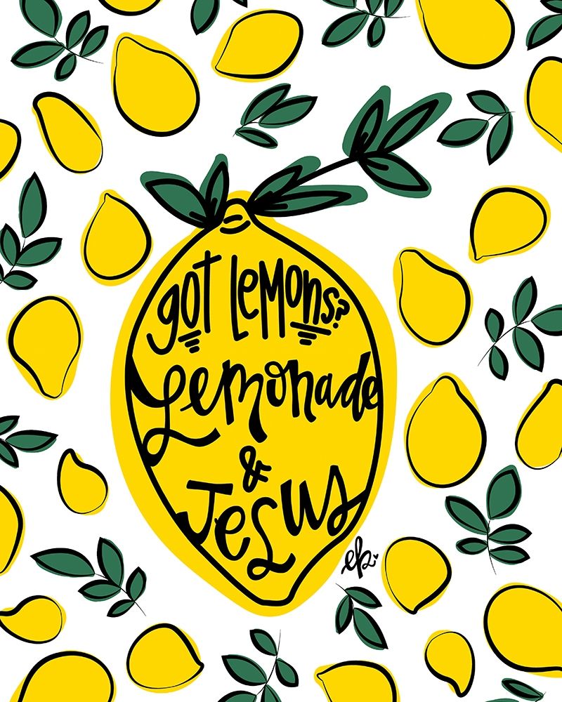 Lemonade and Jesus art print by Erin Barrett for $57.95 CAD