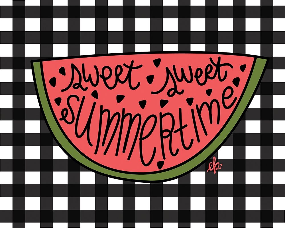 Sweet Summertime Watermelon art print by Erin Barrett for $57.95 CAD