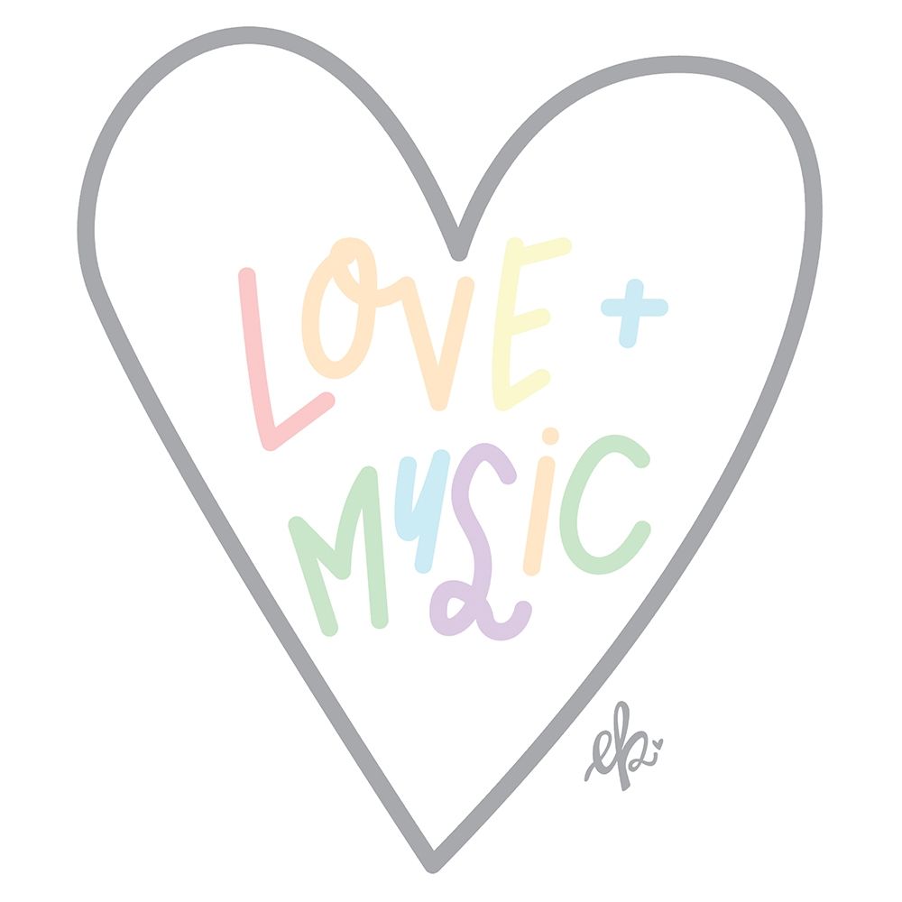 Love and Music  art print by Erin Barrett for $57.95 CAD