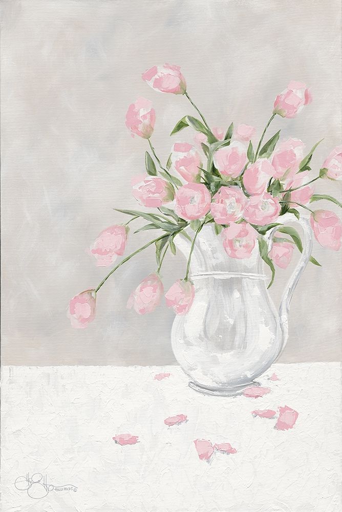 Pink Tulips art print by Holllihocks Art for $57.95 CAD