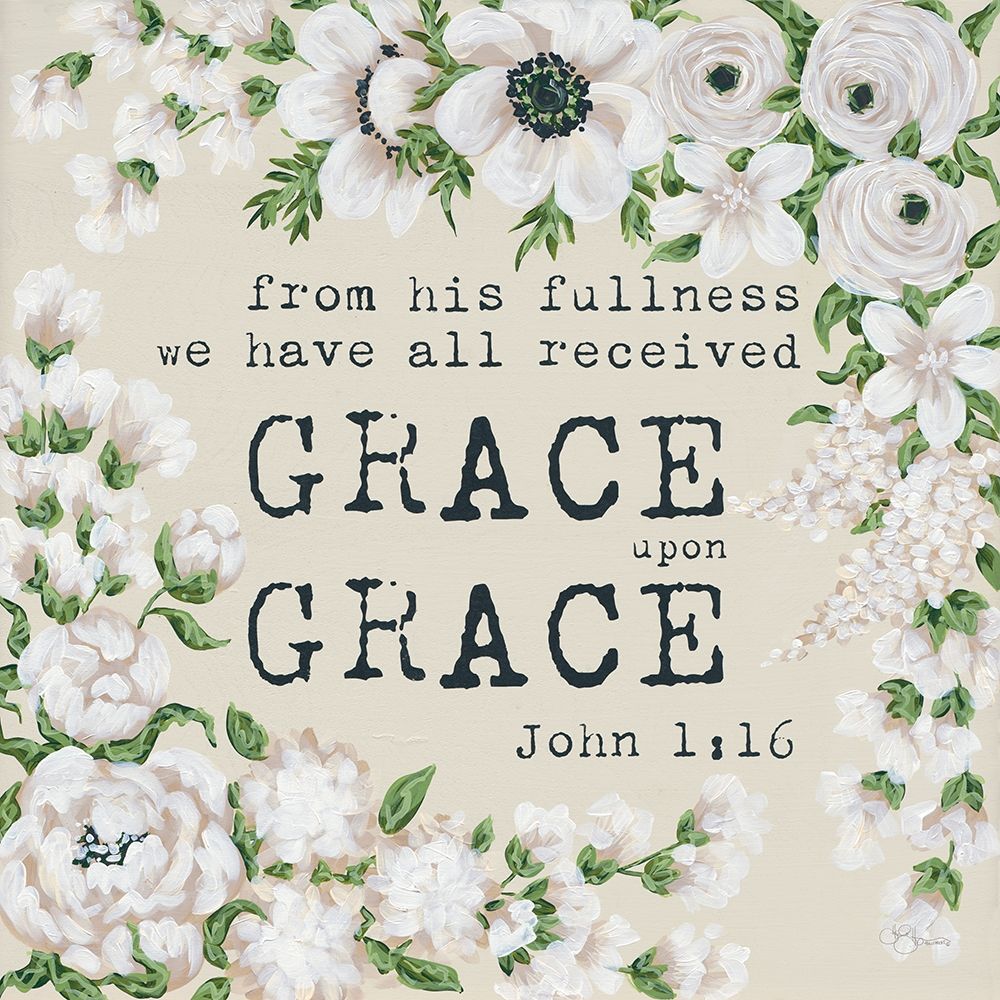 Grace Upon Grace art print by Hollihocks Art for $57.95 CAD