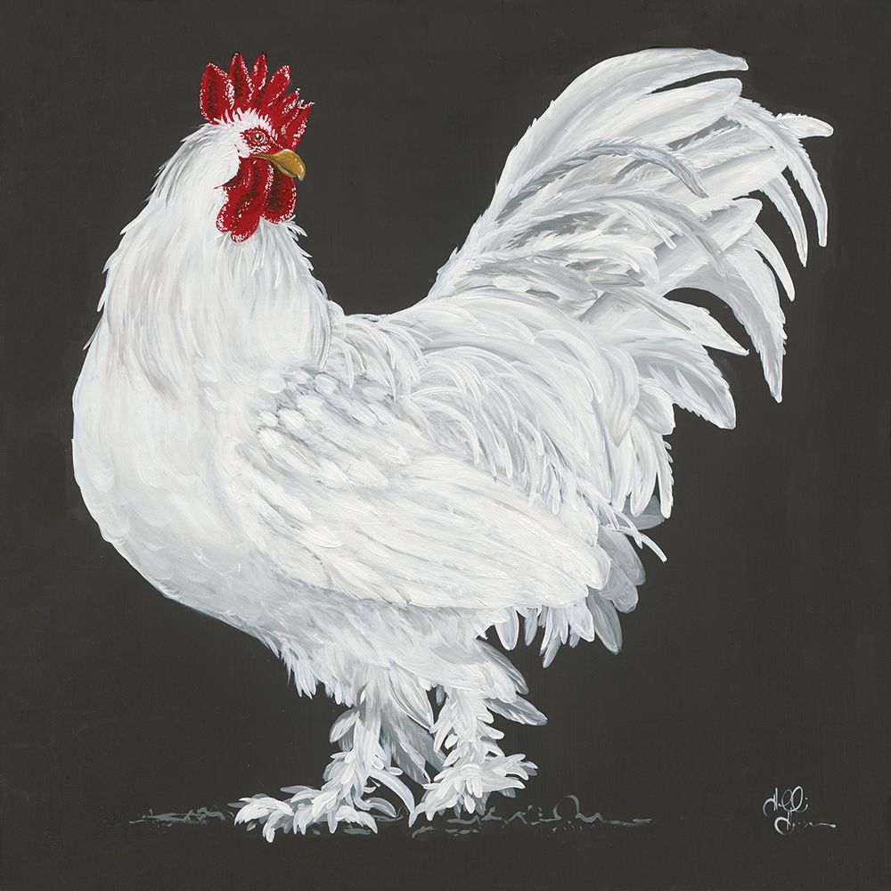 Rooster    art print by Hollihocks Art for $57.95 CAD